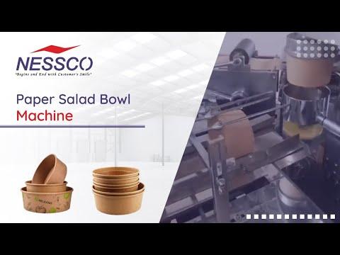 Paper Salad Bowl Making Machine | Fully Automatic | Nessco