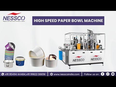 High Speed Paper Bowl Machine | Food Packaging Industry