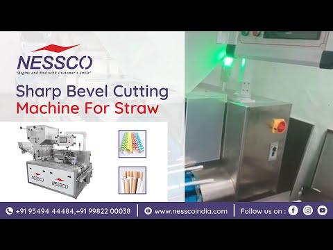 Sharp Bevel Cutting Machine For Straw | Nessco India